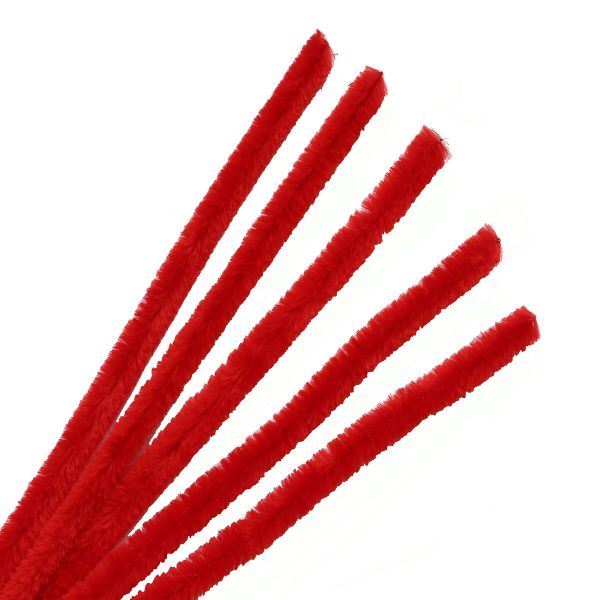 Синель-проволока, 12 мм / 30см, 15 штук, Astra&Craft (A-028 красный)