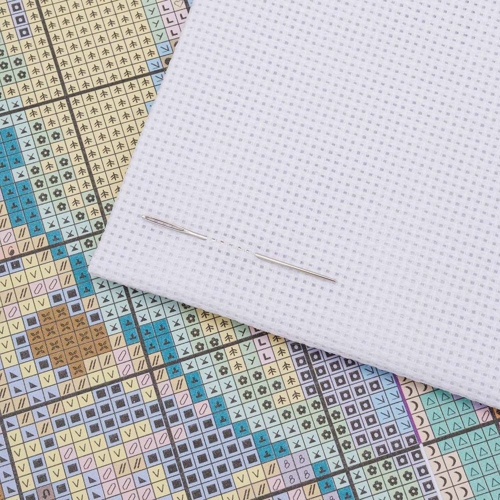 Набор для вышивания нитками Овен, Ушки на макушке 21х29см