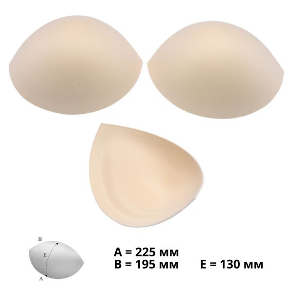 Бельевые чашечки для бюстгальтера Antynea PUSH-UP б/уст., с наполн., (BC-53.18), разм.75, 03-бежевый, 1 пара