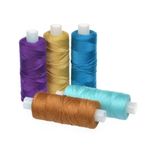 Нитки джинсовые ассорти 5 катушек 250м