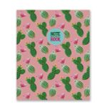 Бизнес-блокнот, глянцевая ламинация, A5+ 64 л. 18 шт, клетка, Мир кактусов 000394, Светоч 64ББТ5_3_5_1