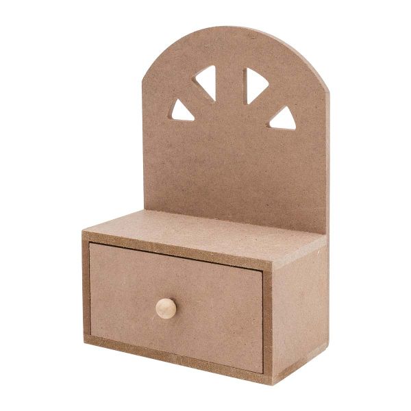 Миниатюра кукольная: Тумба МДФ, 157х110х57мм