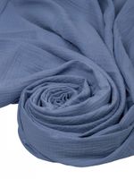 Муслин 125 г/м², 130 см / 2 метра, TBY.Mus.24723.67.2, цв.67 бл.синий