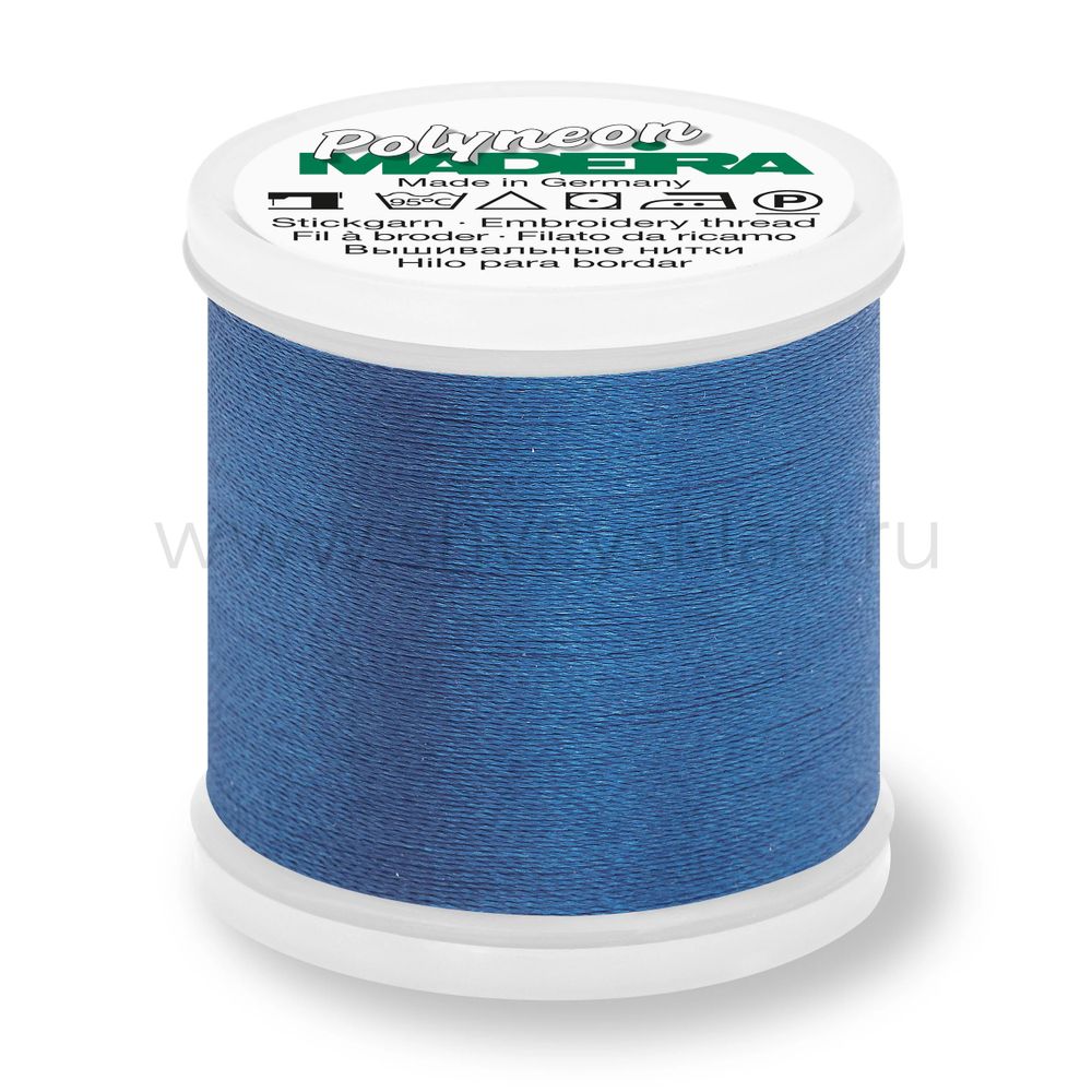 Нитки вышивальные флюоресцирующие Madeira Polyneon №40, 400 м, цв. 1733, 9845, 5 катушек Нитки вышивальные флюоресцирующие Madeira Polyneon №40, 400 м, цв. 1733, 9845, 5 катушек