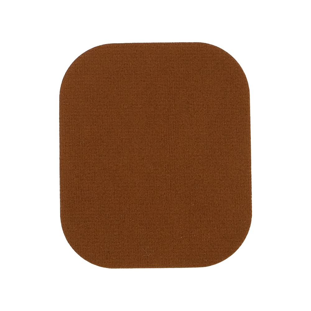 Термозаплатка, под замшу, 57х67мм (коричневый (brown)), AZ12, 10 шт