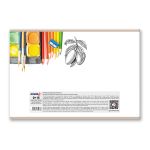 Альбом для рисования 100 г/м², A4 29.5х20.2 см, 40 л. на скобе 5 шт, 01714 МИКС Цветные зарисовки, Светоч А258