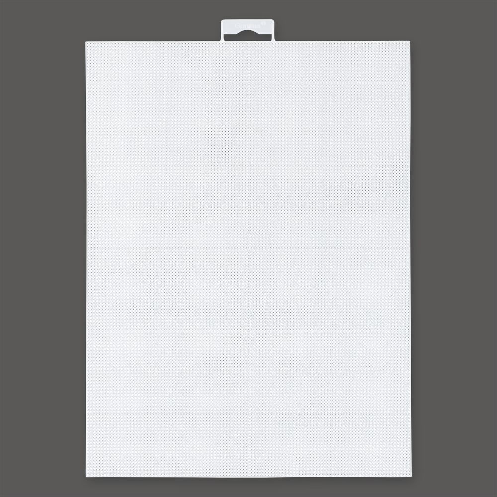 Канва пластиковая 28х21 см, 10 шт, 100% полиэтилен, белый, Gamma KPLA-14