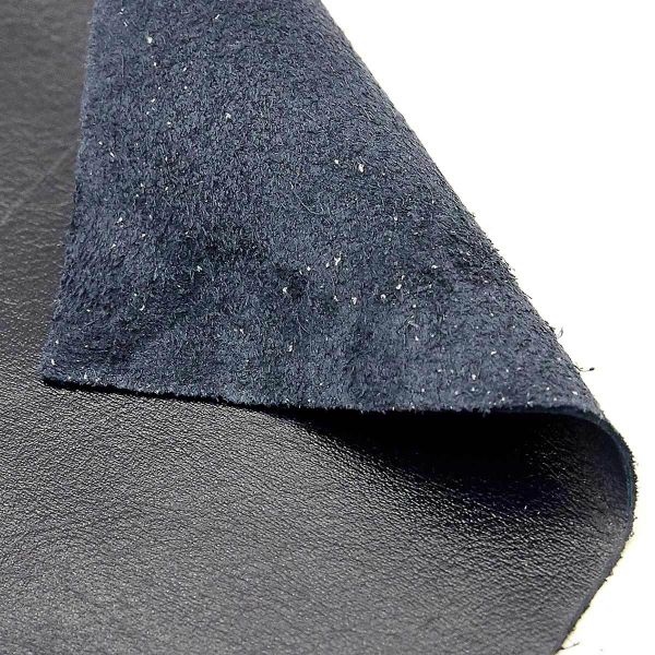 Кожа натуральная в листах А6 (10,5*14,8см), 100% кожа (05 темно-синий) 402