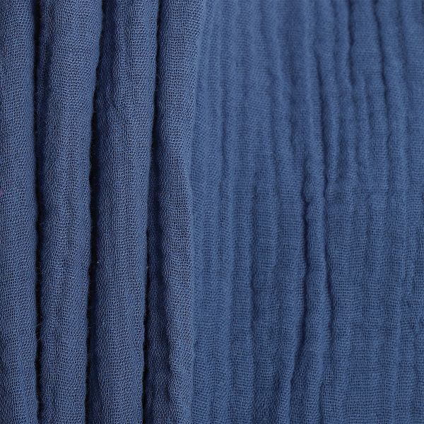 Муслин 125 г/м², 130 см / 2 метра, TBY.Mus.24723.67.2, цв.67 бл.синий