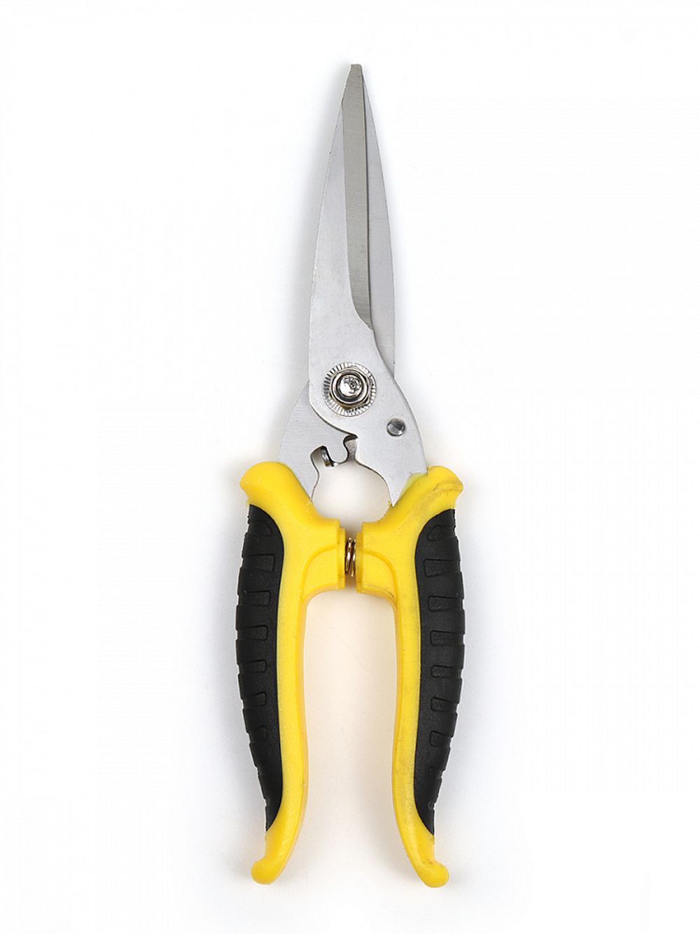 Секатор прямое лезвие 80/210.2 ручки желто-черный пластик, Maxwell Garden