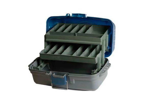 Коробка для мелочей / 2лифта цв. синий