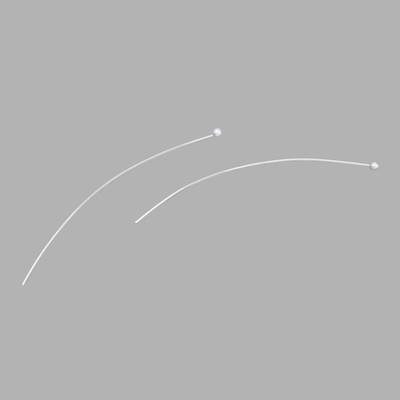 Штифты с шариком 5см, 50 шт/упак, Astra&Craft (Серебро), 4AR192