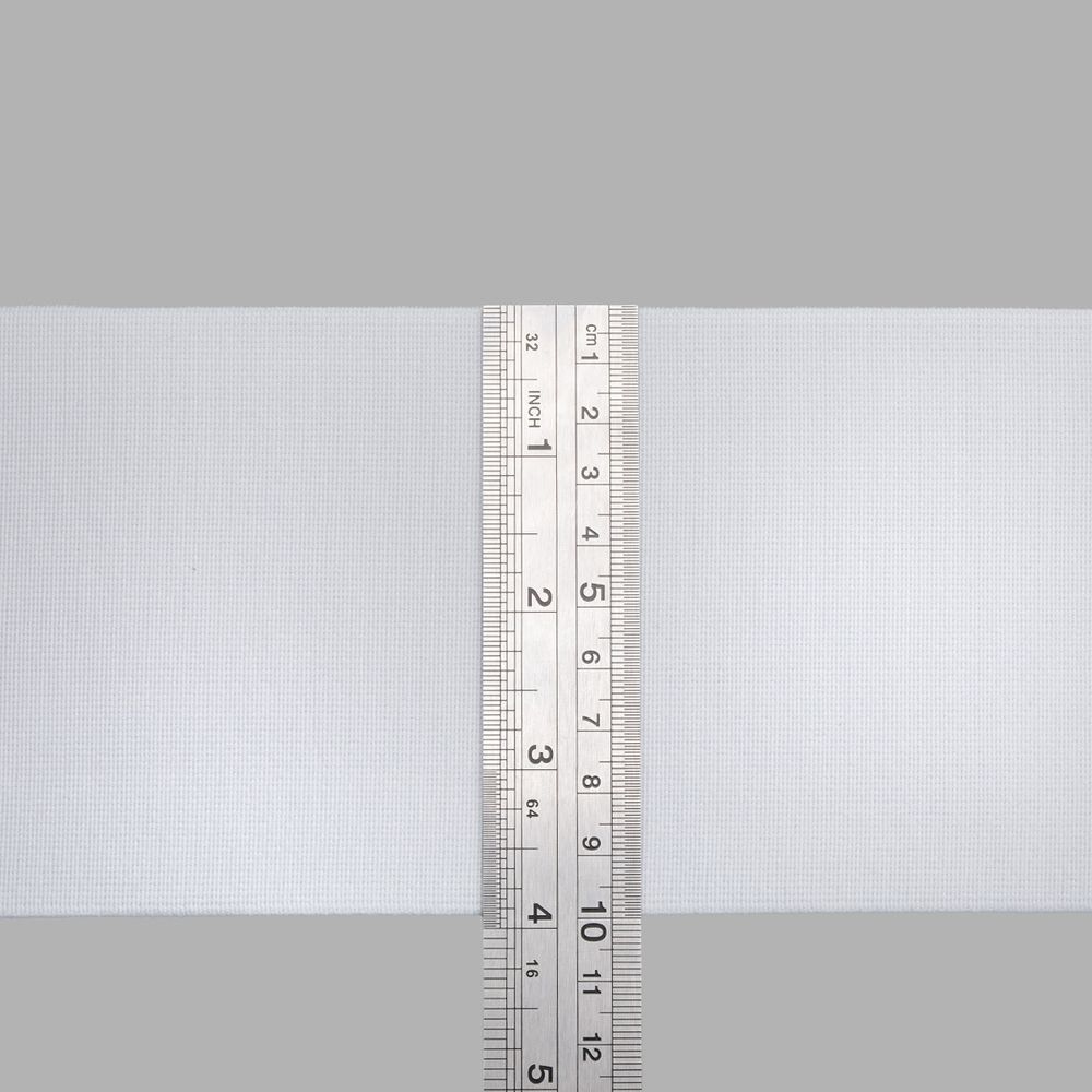 Резинка башмачная широкая 100.0 мм / 25 метров, белый