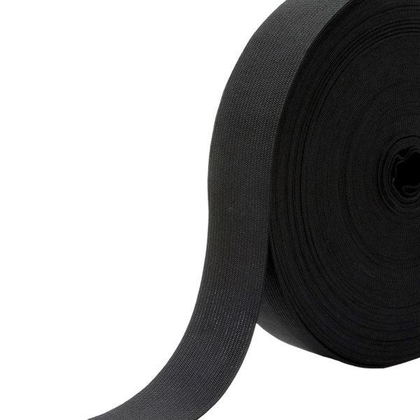 Резинка вязаная 35.0 мм / 25 метров, ТВ-35, черный