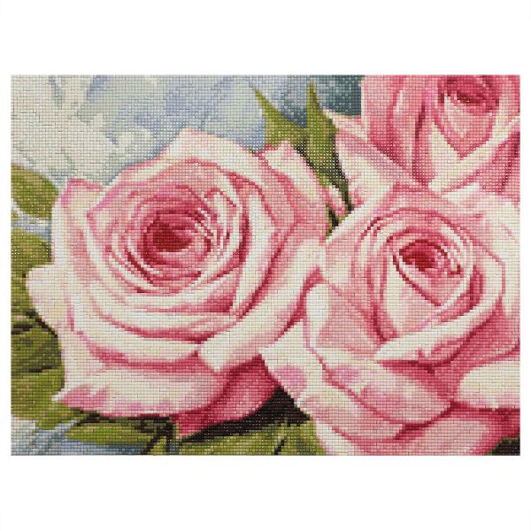 Алмазная (кристальная) мозаика Cristyle, Розы, 30х40 см