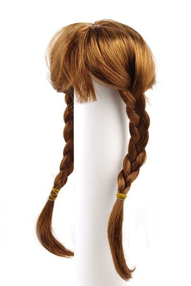 Клееный парик для куклы своими руками из трессов козы - Мастер класс - Бэйбики
