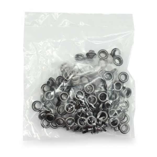 Люверсы металл ⌀_4.0 мм (внутр.), чер.никель, 100 шт, S090810, BIG