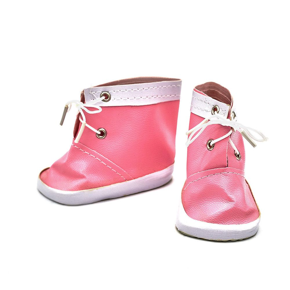 Сапожки для кукол 7,5см*6,5см, розовые 28345