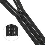 Молния спираль (витая) Т5 (5 мм) 1 зам., н/раз., 18 см, цв. черный, 10 шт