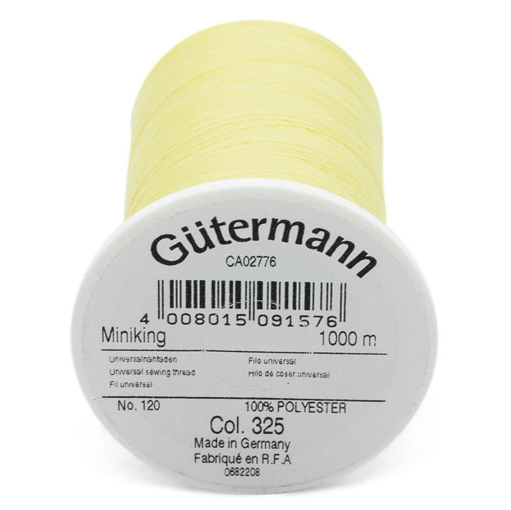 Нитки оверлочные Gutermann Miniking, 1000м, 325 шампань, 5 катушек