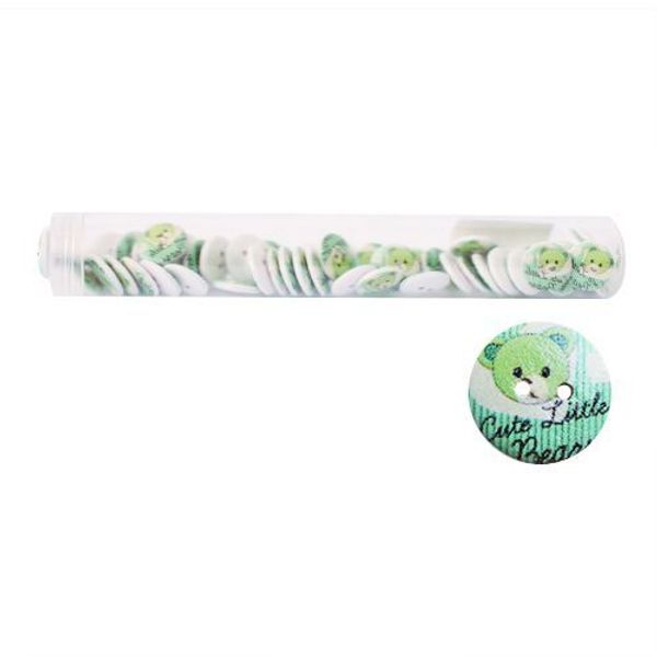 Пуговицы деревянные Мультяшные персонажи 18мм 50 шт, Мишки 17