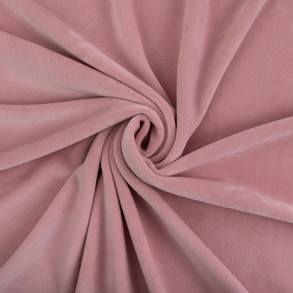 Велюр 240 г/м², 150х185±5 см, пудра/powder, Gamma VELRN