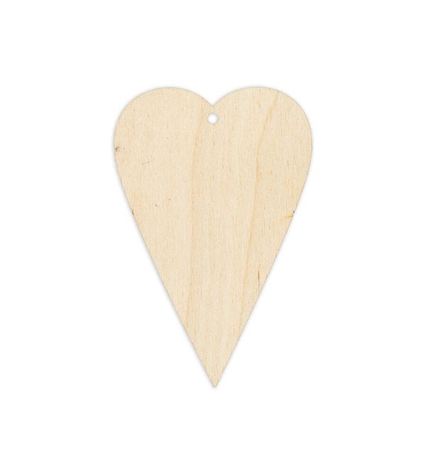Заготовка из фанеры Набор Сердце, 7.5х5 см, 3 шт, ВД-713 Mr.Carving