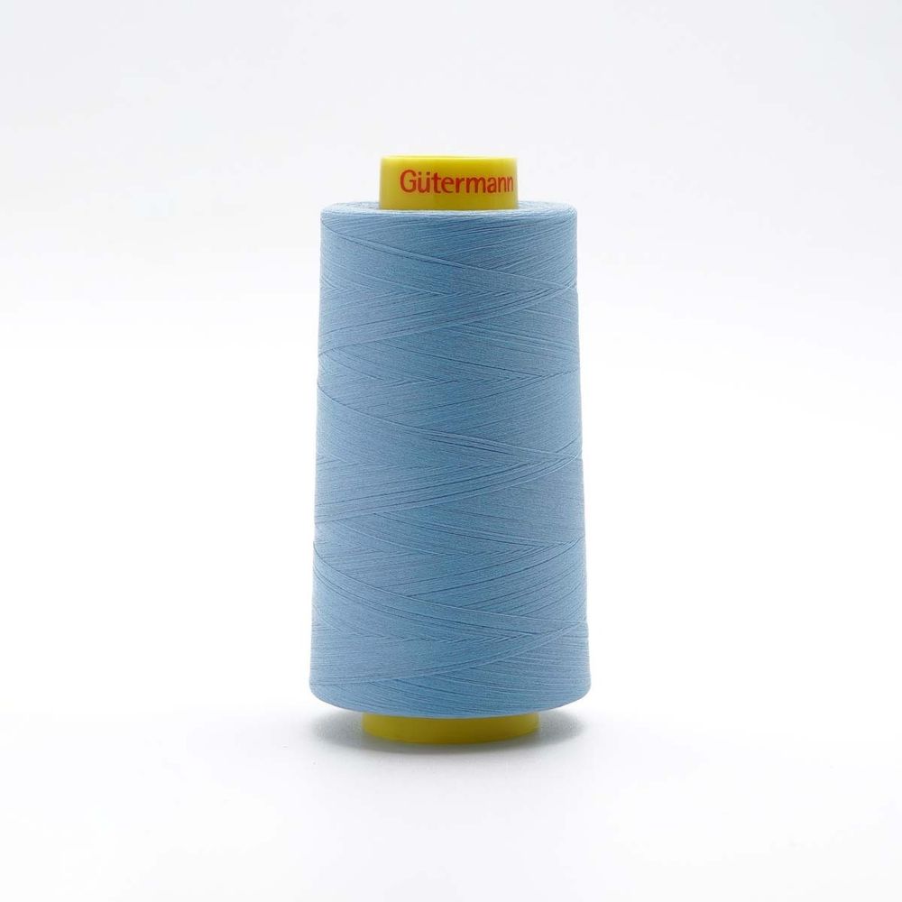 Нитка особо тонкая Gutermann Mara №150 (150/2), 5000 м, 713961, цв. 143 серо-голубой, 1 катушка