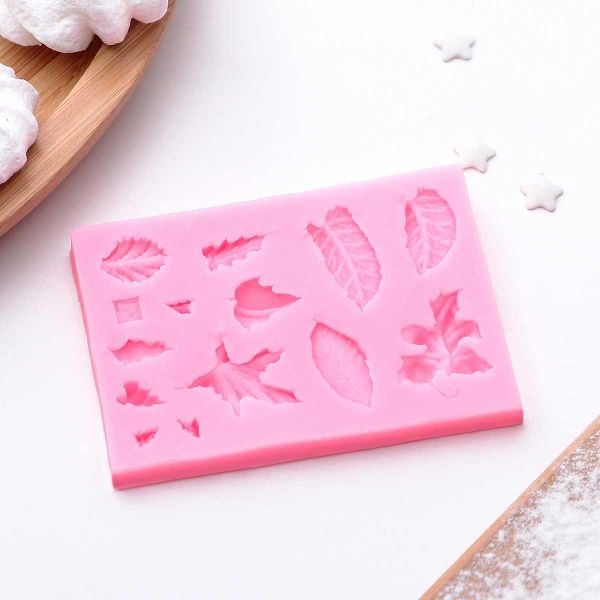 Молд 10х6х1 см, Гербарий, розовый