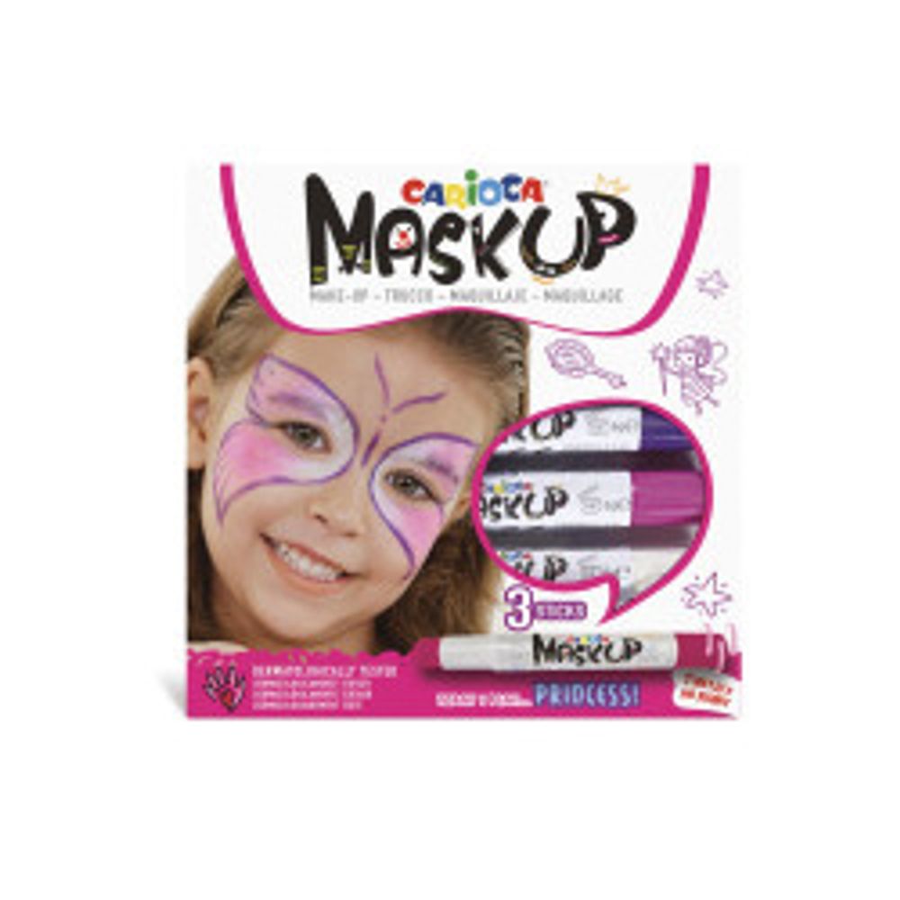 Грим-стик для лица MaskUp 3 цв, 43049 Принцесса, Carioca