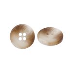 Пуговица 4 прокола 28L = 18 мм, пластик, col.C св. коричневый, CN2864, 72 шт