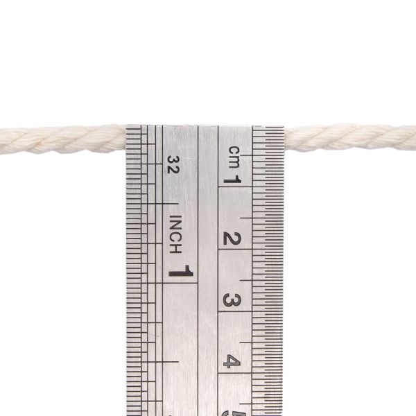 Шнур круглый х/б ⌀5.0 мм / 50 метров, (бобина) цвет суровый