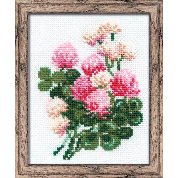 Набор для вышивания нитками Риолис, Клевер, 13х16 см