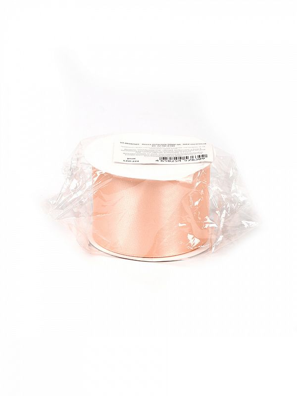 Лента атласная 1-сторонняя 50.0 мм / 22.5±1 метра 3064 песочный, Magic4Hobby