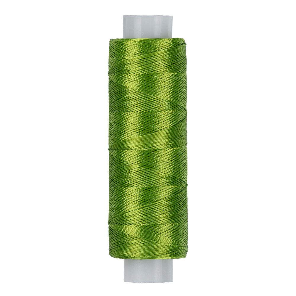 Нитки вышивальные Gamma V150/2, 10х200 ярдов, 3243 зелено-желтый