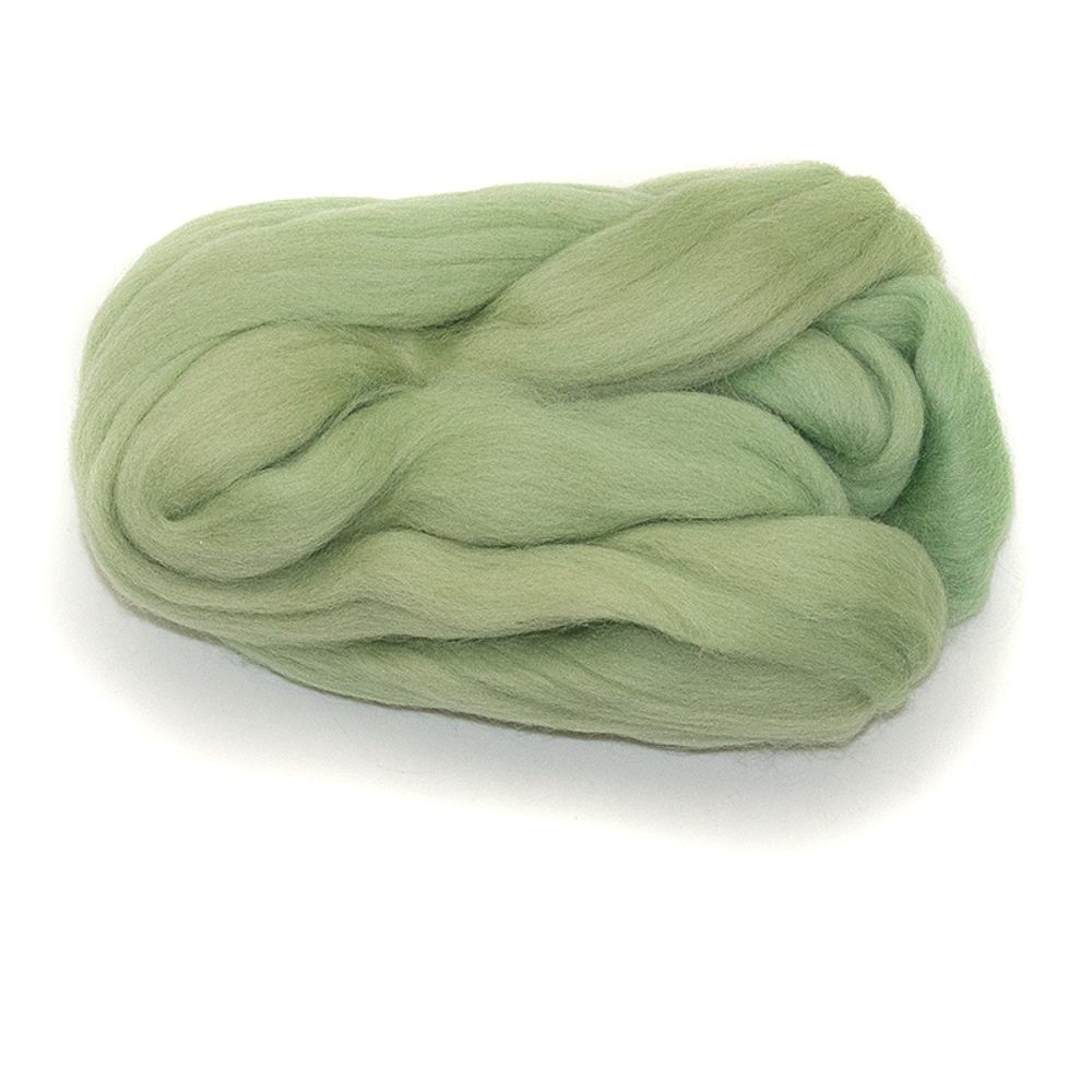 Шерсть для валяния Камтекс полутонкая 100% шерсть 50 г, 189 фисташка, Камтекс КТ ГЛ