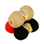 Пряжа Adelia Rachel / уп.5 мот. по 100г, 400м, 08 бордовый