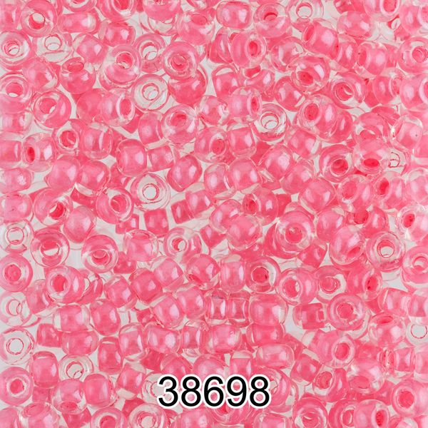 Бисер Preciosa 10/0 (2.3 мм), 500 г, 38698 (Ф259) малиновый