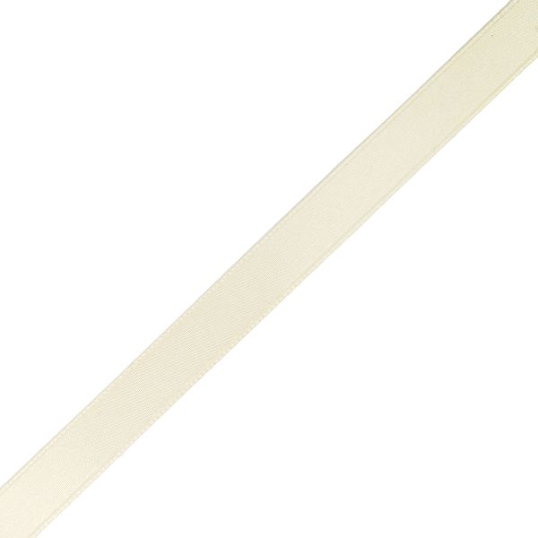 Лента атласная 2-сторонняя 12.0 мм / 22.86±1 метров, C1008 молочный, 6102-0002, Globus