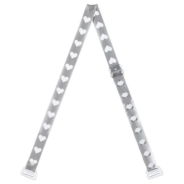 Бретели для бюстгальтера 10 мм, 10 пар, /РП/, серебро, Gamma BR-1018