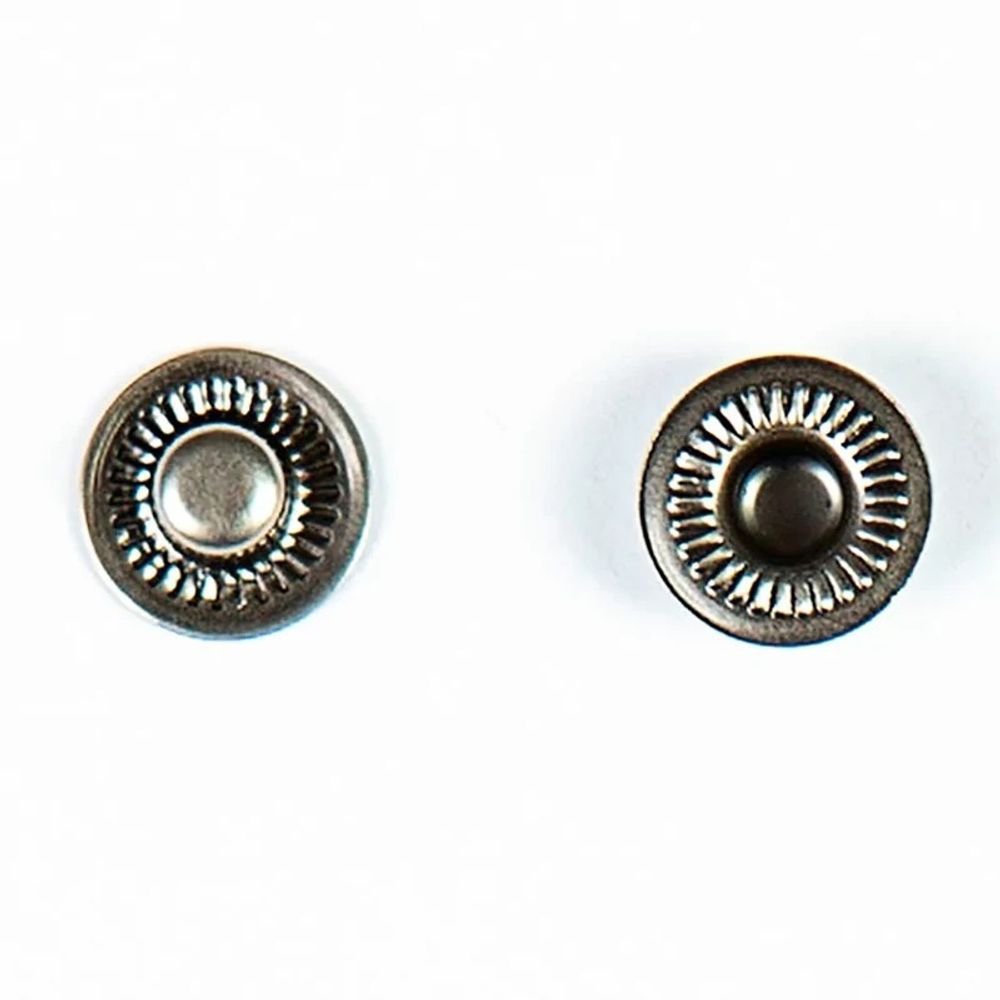 Часть кнопки Альфа (S-образная) ⌀11.5 мм (C-часть), 520 т. серебро, 100 шт, 523537, BIG