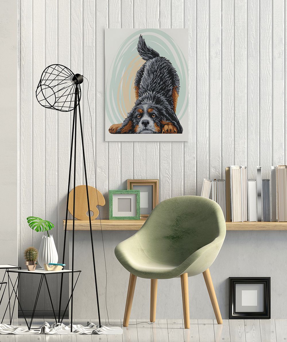 Алмазная (кристальная) мозаика Фрея, на подрамнике Давай играть!, 30х40 см