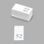 Этикетка-размерник, белый, 10х20 мм, 100 шт, 52
