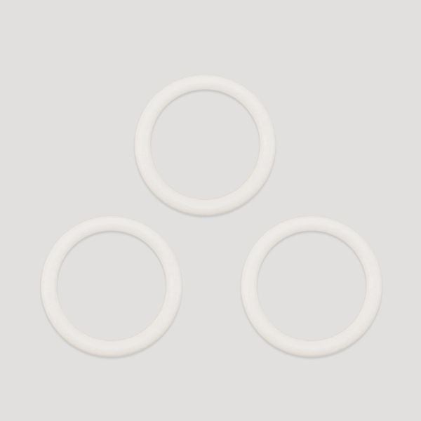 Кольца для бюстгальтера металл ⌀11.0 мм, 004 приглушенный белый, Arta, 50 шт