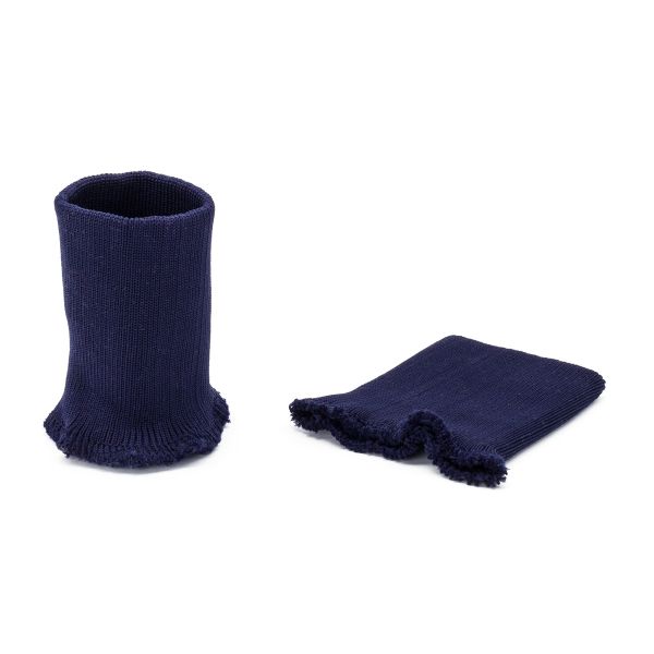 Манжеты трикотажные 8.0х9.5 см, 1 пара, средней плотности 14 кл, 1х1, средней плотности, 8110 т.синий