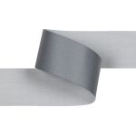 Лента светоотражающая (катафотная) [cpl:380], 35 мм / 50 метров, 65% п/э, 35% х/б, серый, Gamma JF9001