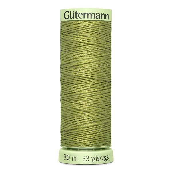 Нитки отделочные Gutermann Top Stitch, 30м, 582 зеленая горчица, 5 катушек