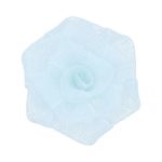 Цветочки пришивные 3х3 см, 6 шт, №086 св.небесный, Blitz 73