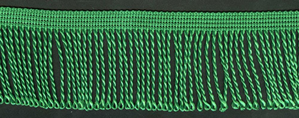 Бахрома отделочная 60.0 мм, 25 м, витая, зеленый, Passan