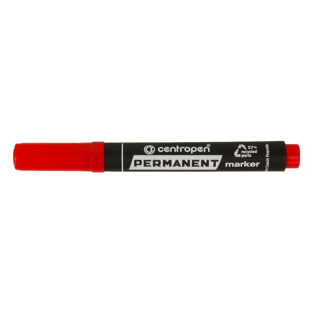 Маркер PERMANENT 8576/1 1-4,6 мм, 10 шт, 8576/1 красный, Centropen 8576/1